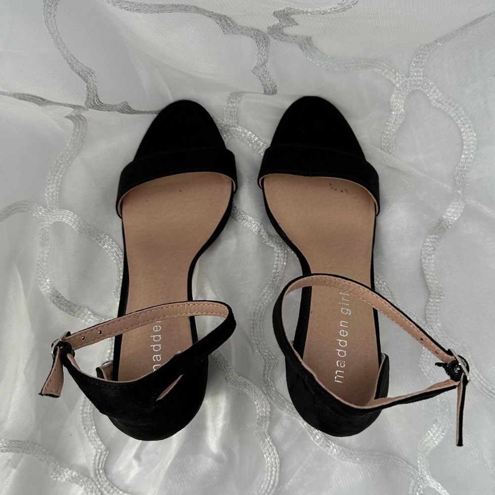 Steven Madden Girl Beella black block heels - Picture 2 of 9